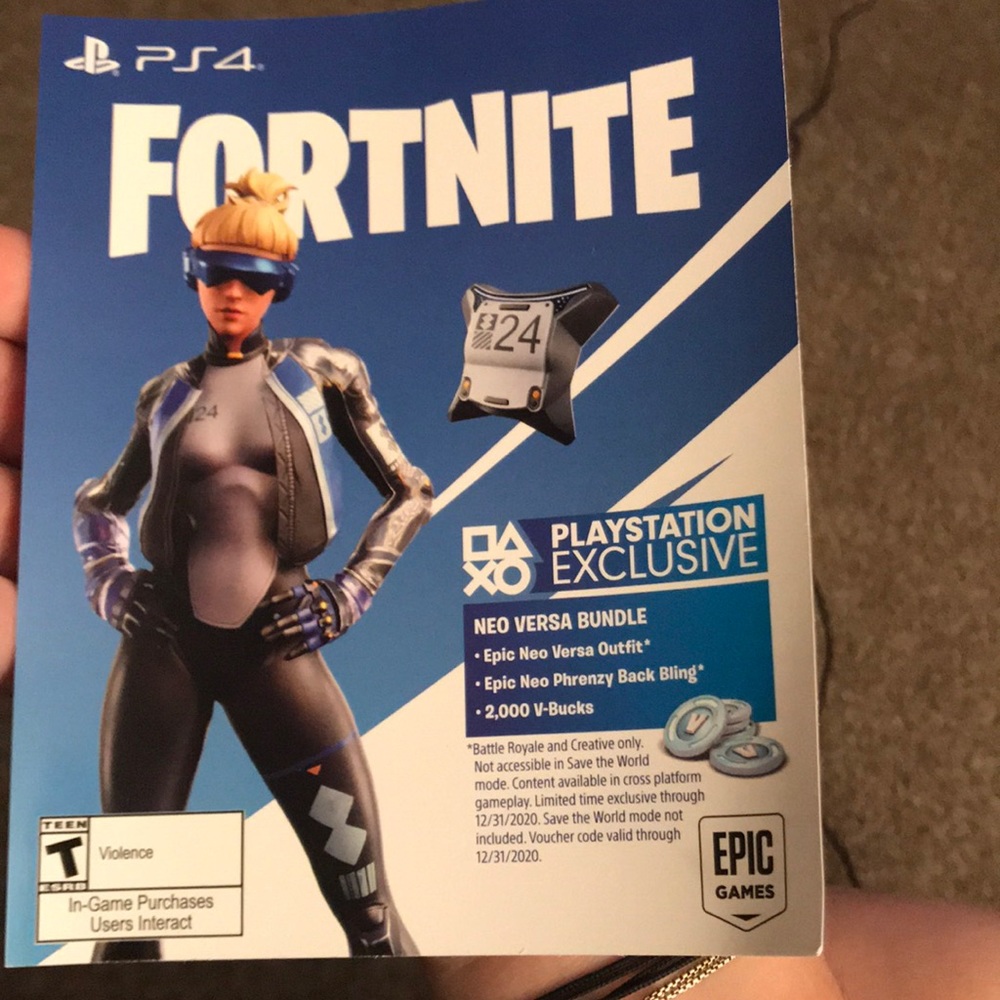 Fort Nite Neo Versa Bundle